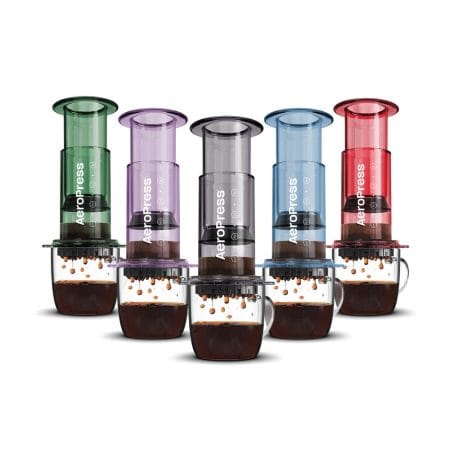 AeroPress Coffee Maker Clear Colours
